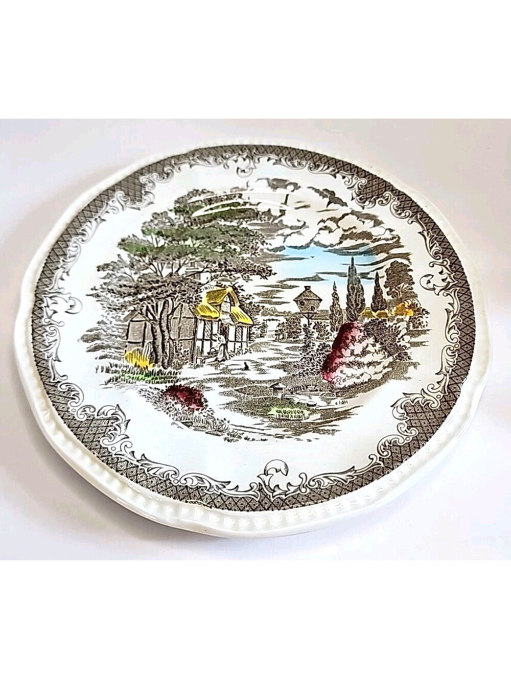 Kensington Ironstone SHAKESPEARE'S SONNETS R2815 Bread or Dessert Plate